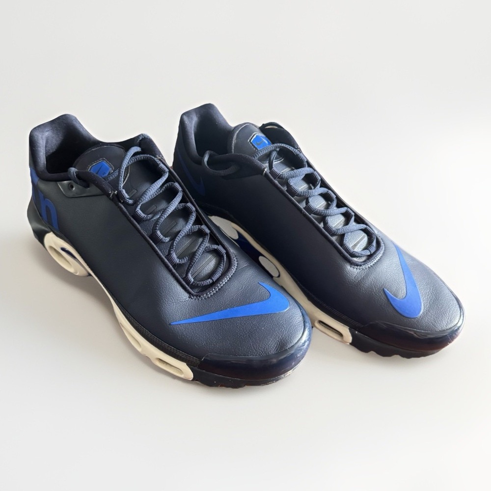 Nike Air Max Plus TN SE Sneakers in "Obsidian" Black & Blue Men's Size 12